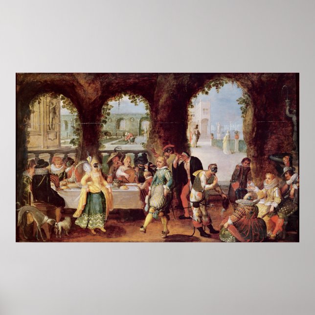 Poster Les comédiens italiens (Devant)