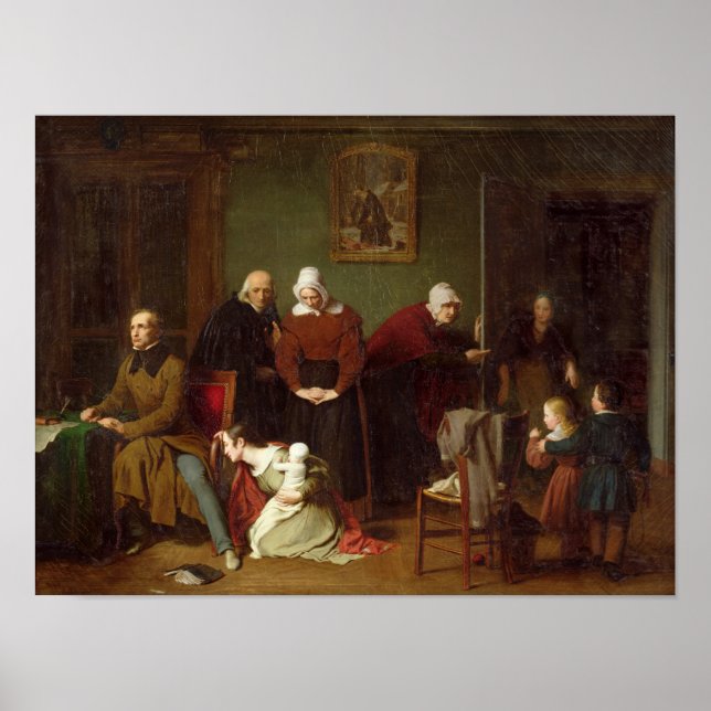 Poster Les conséquences de la séduction, 1824 (Devant)