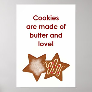 POSTER LES COOKIES SONT FAITS AVEC...
