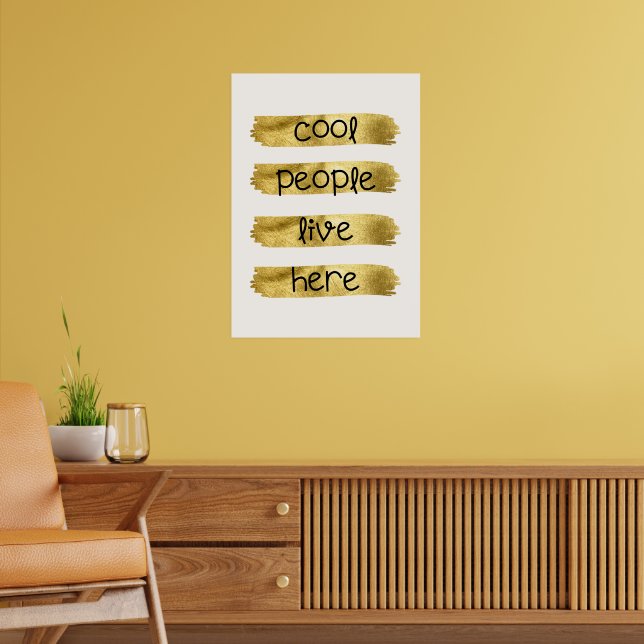 Poster Les cool vivent ici (Salon 2)