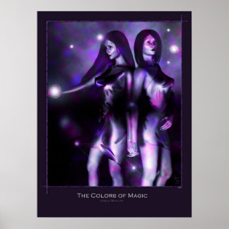 Poster Les couleurs de la magie