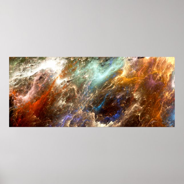 Poster Les couleurs de la série, Peinture fantaisie. Arri (Devant)