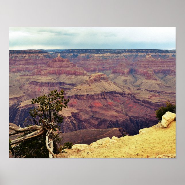 Poster Les couleurs de l'affiche du Grand Canyon (Devant)