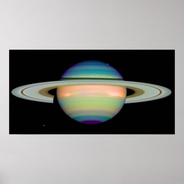 Poster Les couleurs de Saturne (Devant)
