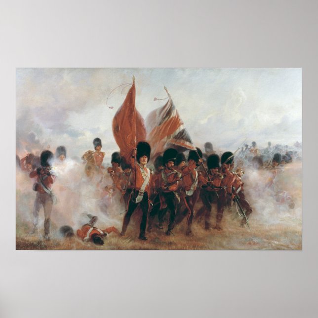 Poster Les couleurs : l'avancée des Gardes Écossais (Devant)