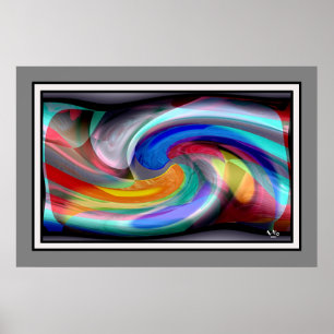 POSTER LES COULEURS SE HEURTENT #05A/511