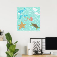 Les créations de la mer mignonne personnalisées Mu
