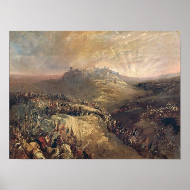 Poster Les Croisés Avant Jérusalem (Devant)