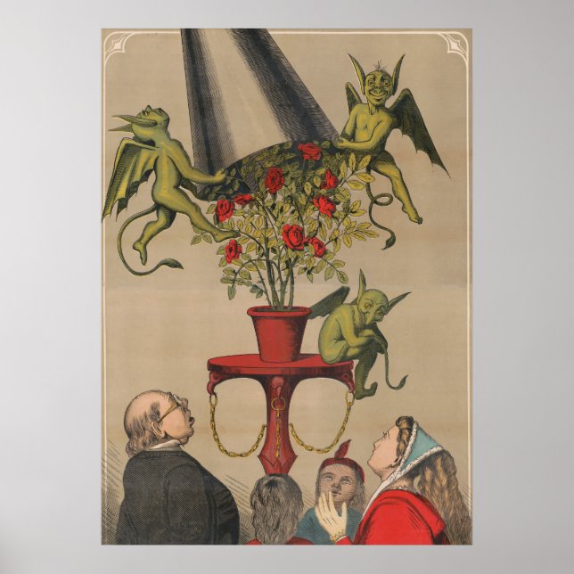 Poster Les Démons Verts Retirant La Couverture Du Bouquet (Devant)
