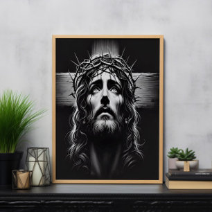 Poster Les derniers moments de Jésus le sauveur crucifié