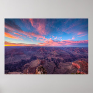 Poster Les déserts Hopi Point Grand Canyon Arizona