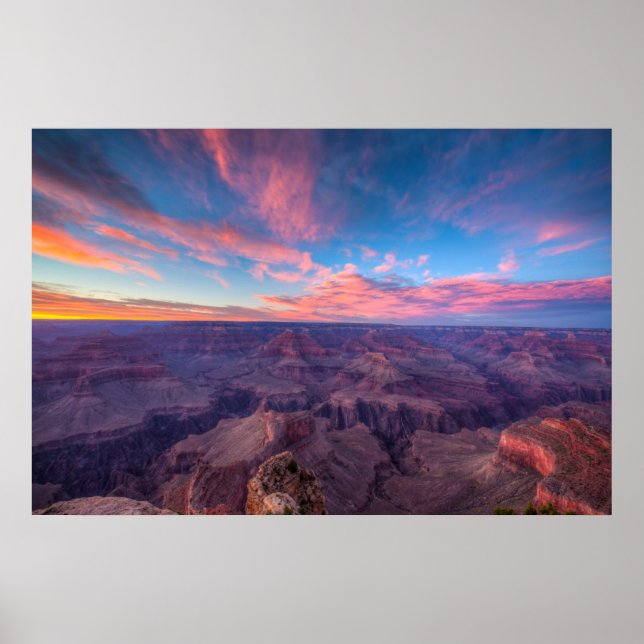 Poster Les déserts | Hopi Point Grand Canyon Arizona (Devant)