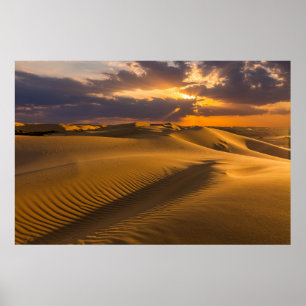 Poster Les déserts Paysage des dunes de sable