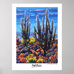 Poster Les deux géants de l'affiche au sommet d'une colli