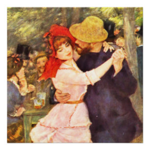 Poster Les Deux Soeurs, Sur La Terrasse Auguste Renoir   