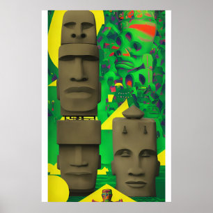 Poster Les Dieux Anciens Sont De Nouveau - Ken Gage Art