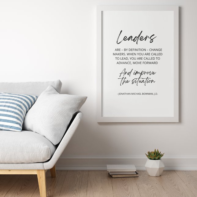 Poster Les Dirigeants Sont Par Définition Les Maîtres De  (Créateur téléchargé)