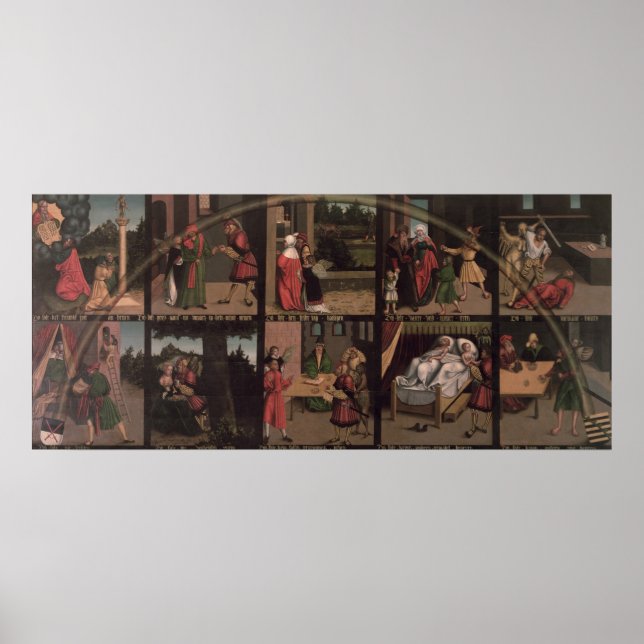 Poster Les dix commandements (Devant)