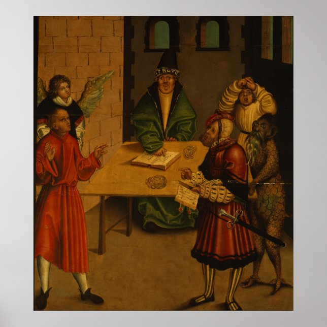 Poster Les Dix Commandements, 1516 (Devant)