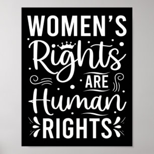 Poster Les droits de la femme sont des droits de l'homme