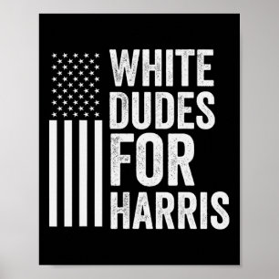 Poster Les Duds De Harris Appuient Le Drapeau Du Présiden