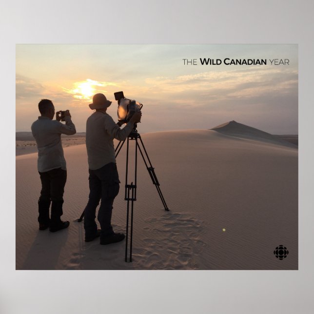 Poster Les dunes de sable d'Athabasca (Devant)