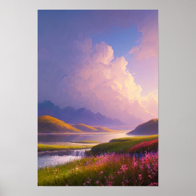 Poster Les Eaux De La Vallée Paisible (Devant)