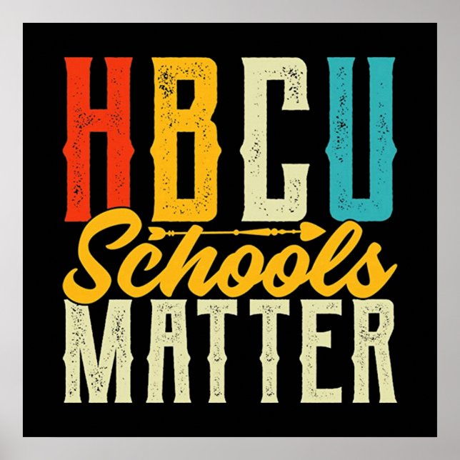 Poster Les écoles HBCU (Devant)