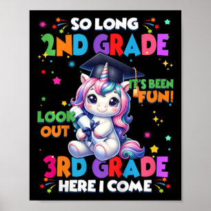 Poster Les enfants, au revoir 2e année, me voilà en 3e an