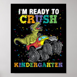 Poster Les enfants, je suis prêt à écraser le camion mons