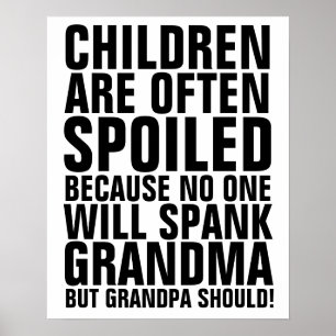 POSTER LES ENFANTS SPOILED PERSONNE NE VONT ÉPAUTER LES S