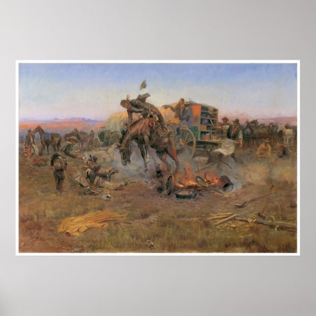 Poster Les ennuis de Camp Cook, 1912 (Devant)