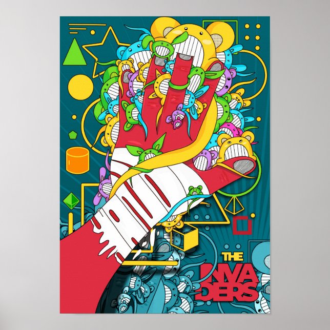 Poster Les envahisseurs (Devant)