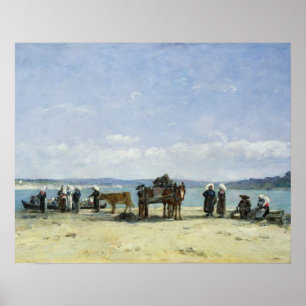 Poster Les épouses des pêcheurs bretons, 1870-73 (huile