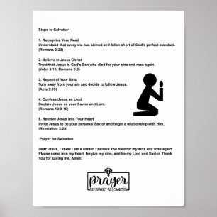 Poster Les étapes du salut