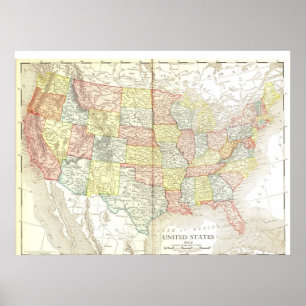 Poster LES Etats-Unis : 1913