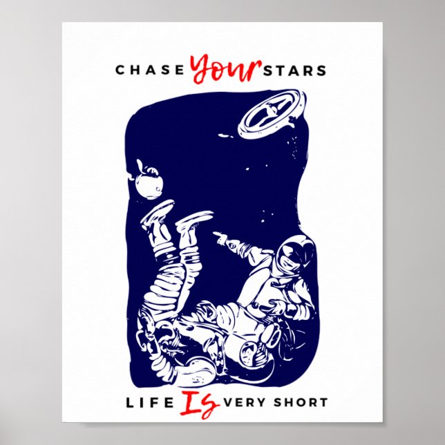 Poster Les étoiles de l'astronaute (Devant)