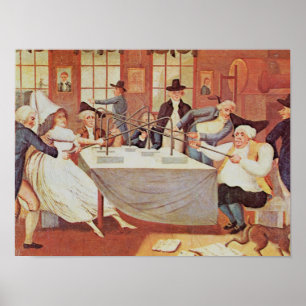 Poster Les expériences de Benjamin Franklin avec