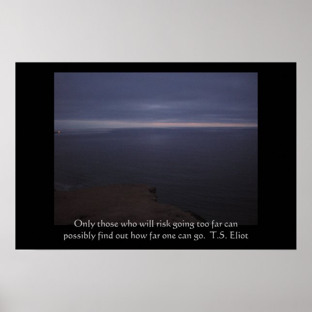 Poster Les Falaises (Devant)