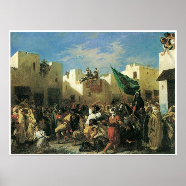 Poster Les fanatiques de Tanger, 1838 (Devant)