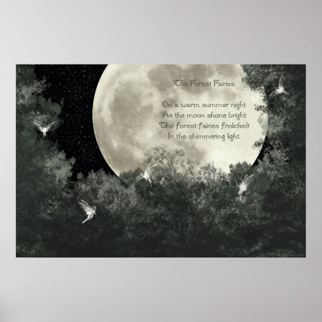 Poster Les fées forestières (Devant)