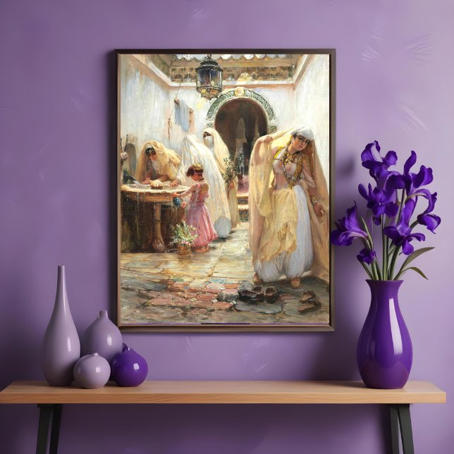 Poster Les femmes à la fontaine (Créateur téléchargé)