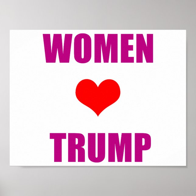 Poster Les femmes adorent Trump Women pour Trump (Devant)