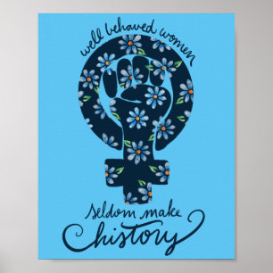 Poster Les femmes bien conduites font rarement l'histoire