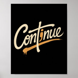 Poster Les femmes continuent Semicolon Message positif Me