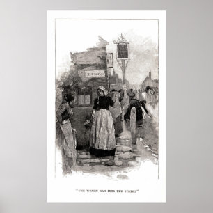 Poster Les femmes ont couru dans les rues
