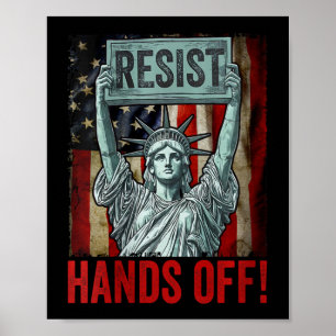 Poster Les Femmes Résistent À La Statue De La Liberté Mai