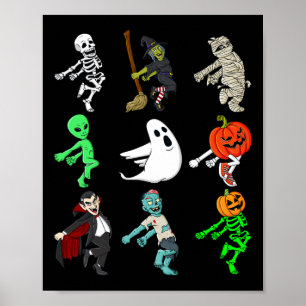Poster Les Filles de Halloween