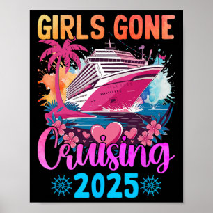 Poster Les filles en croisière 2025 Vacances en croisière