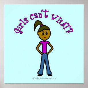 Poster  Les filles ne peuvent quoi ? Logo-Dark Girl